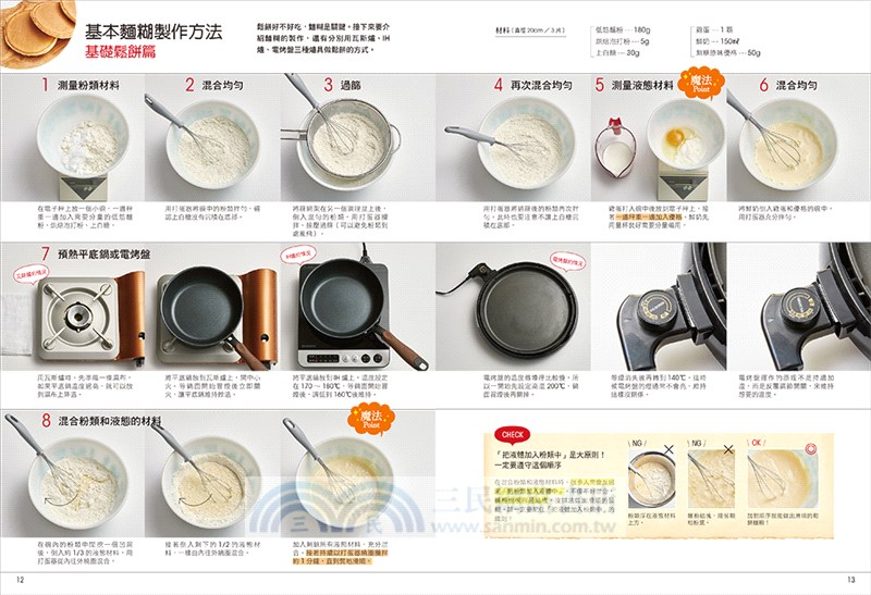 鬆餅研究室：第一次做就好吃！美式鬆餅X舒芙蕾鬆餅，用平底鍋就能做的職人級魔法配方全圖解！