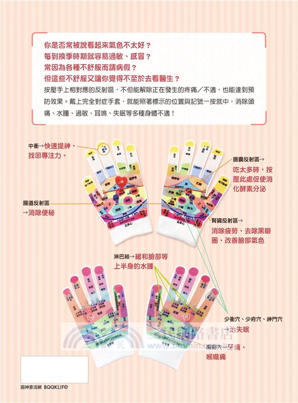 手掌反射區神奇按壓療法［附一按就中․完全對症手套］