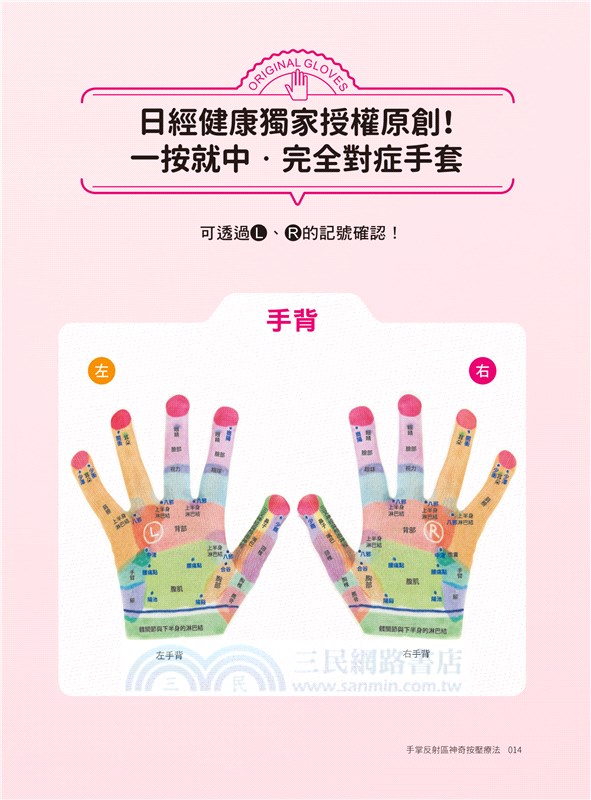 手掌反射區神奇按壓療法［附一按就中․完全對症手套］