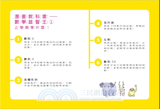 漫畫教科書：數學益智王01