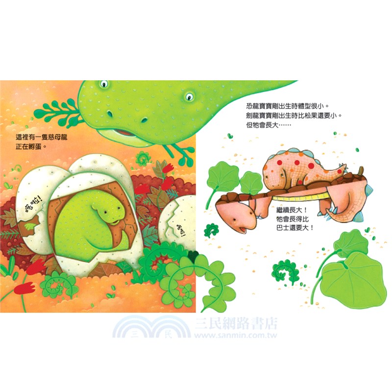 偷偷看一下：可愛的恐龍