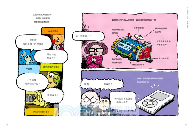 看漫畫學設計：經典品牌與設計大師