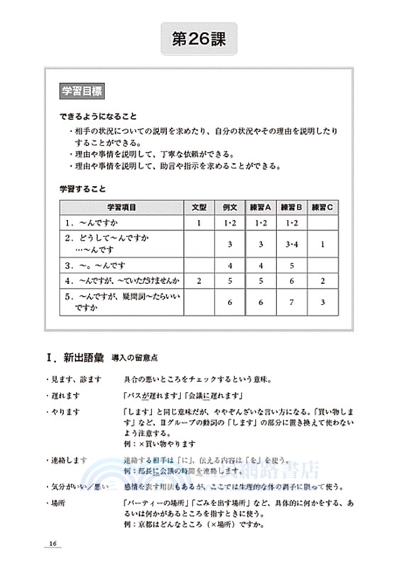 大家的日本語 進階i Ii 教師指導書 改訂版 三民網路書店