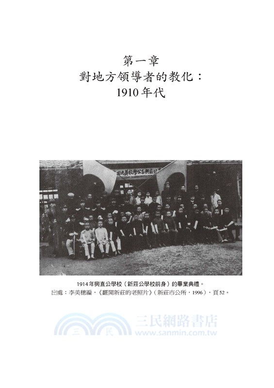 殖民地臺灣之青年團與地域變貌（1910-1945）