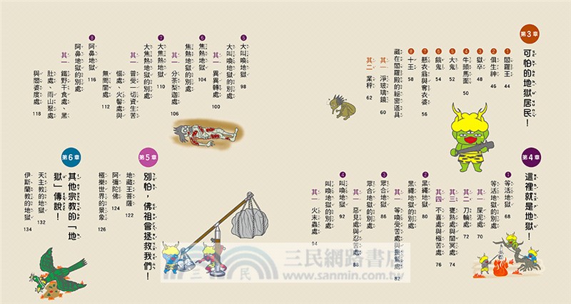 漫畫知識王：地獄圖鑑【跟著可愛角色一起來趟地獄之旅！】