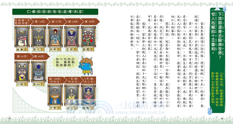 漫畫知識王：地獄圖鑑【跟著可愛角色一起來趟地獄之旅！】