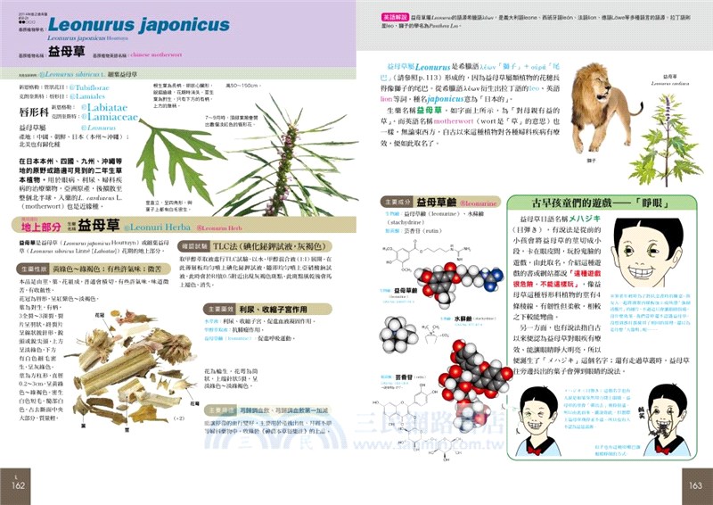 藥用植物大全 69大科屬 187種植物 常用藥學植物學名 型態 性狀 藥效 化學結構詳悉 三民網路書店