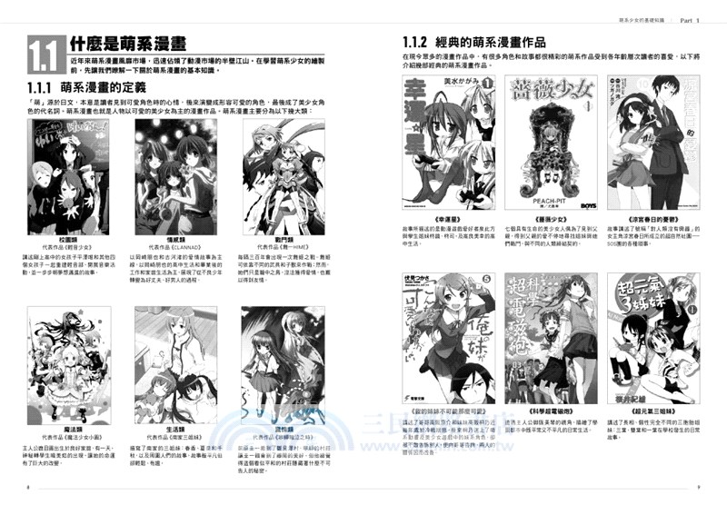 漫畫技法標準教程：萌系少女篇