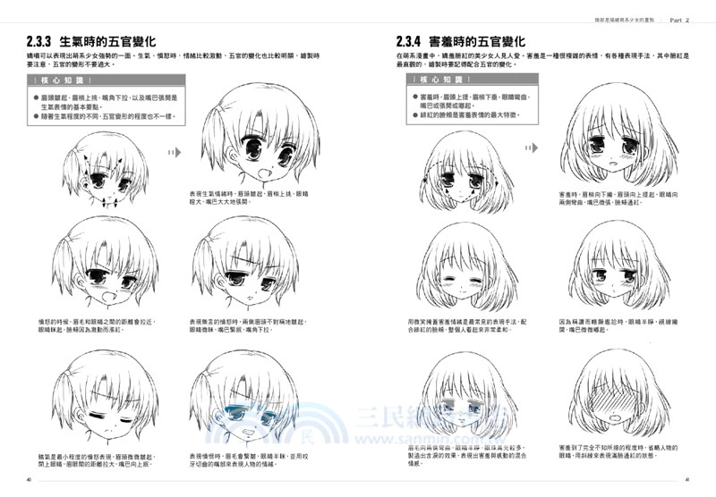 漫畫技法標準教程：萌系少女篇