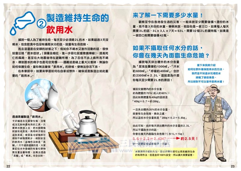 「求生技巧」可視化圖鑑：防災、露營最有用的生存技能