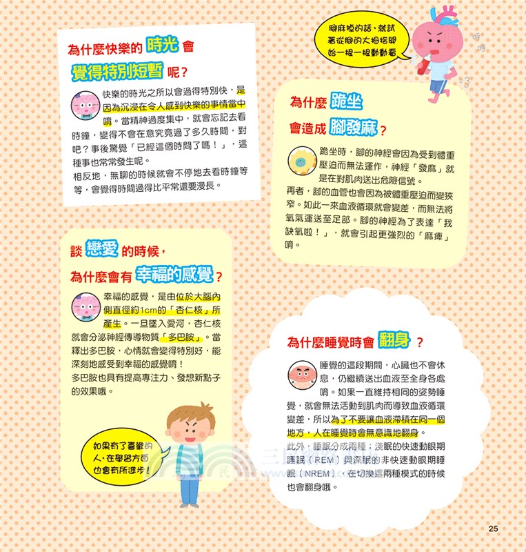 人體小圖鑑：跟著可愛角色學習，解讀身體的奧妙！