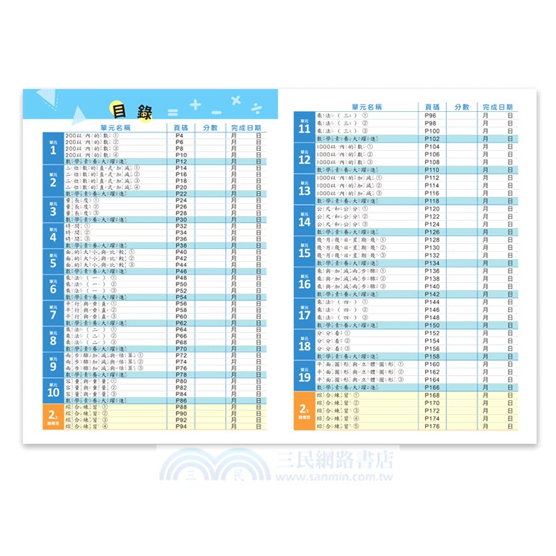 國小數學總複習（二年級）