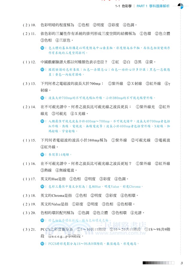 視覺傳達設計丙級技能檢定－學術科試題精析