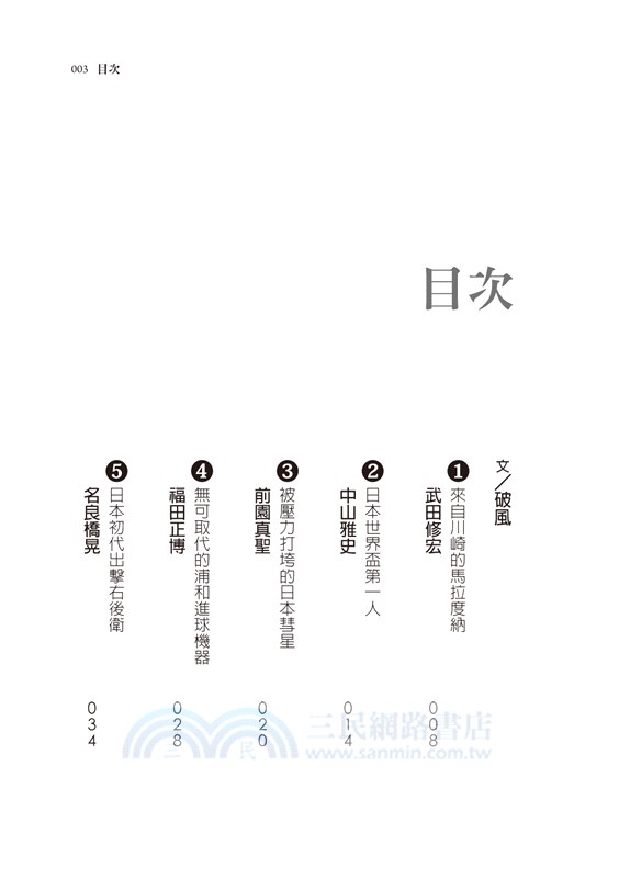 日本足壇名將實錄