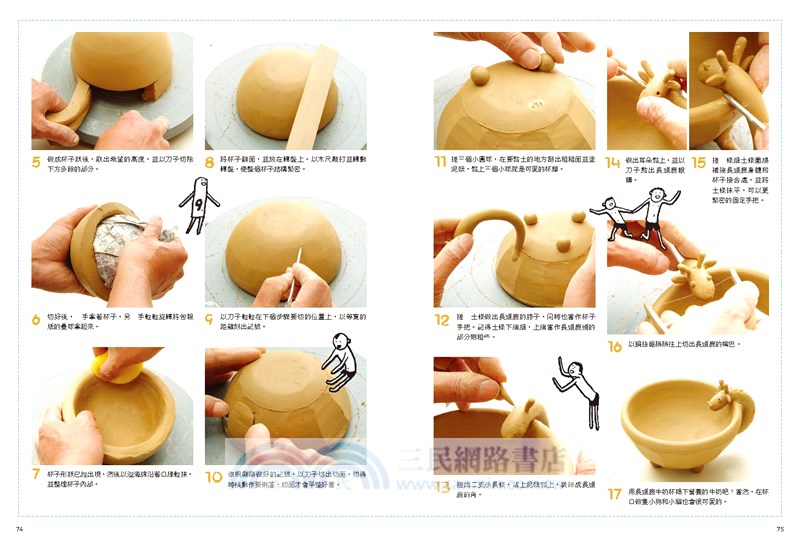 兒童陶全書：簡單有趣的11種玩陶手法，捏出創意十足的陶器！
