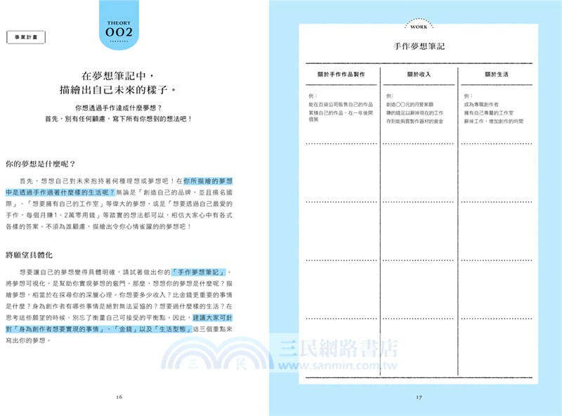 夢想成真！喚醒你的手作魂：從興趣到販售的必做事項100