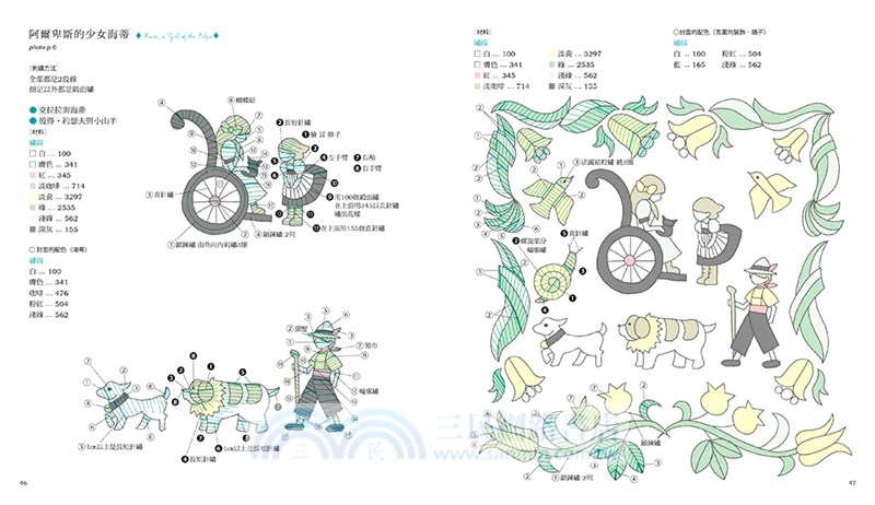 annas的童話刺繡圖案集：用針線描繪12則故事
