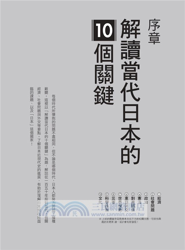 超日本近現代史 走進當今日本直接相關的150年場景 直感劇烈狂亂的衝擊 親臨時代的轉動 三民網路書店