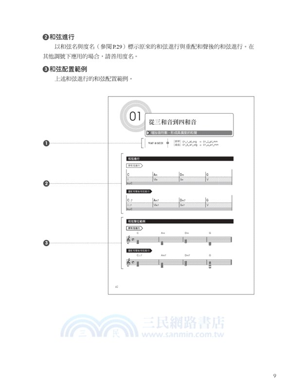 圖解重配和聲入門 基礎到進階 和弦進行50種重配技法 三民網路書店