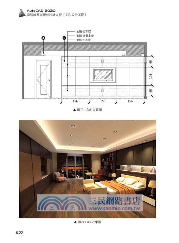 AutoCAD 2020電腦繪圖與絕佳設計表現：室內設計基礎