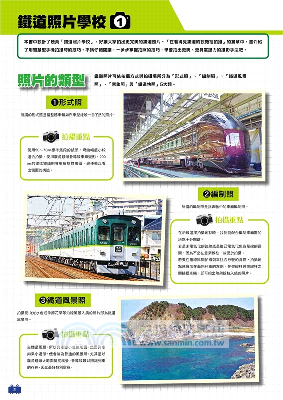 日本鐵道超圖鑑：各式車種X鐵道路線X拍攝熱點