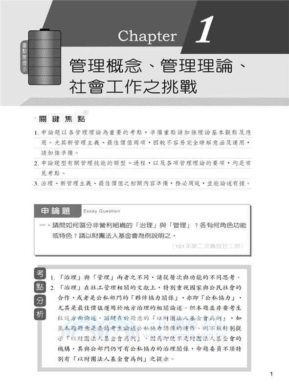 社會工作管理搶分題庫