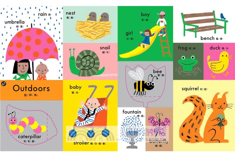 100 First Words給小小孩的第一本中英100單字書