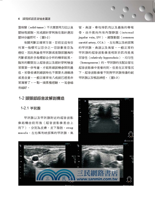 頭頸部超音波檢查圖譜