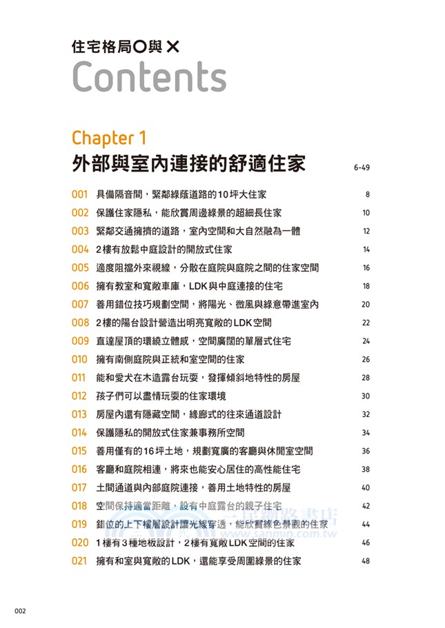大師如何設計：住宅格局Ｏ與Ｘ