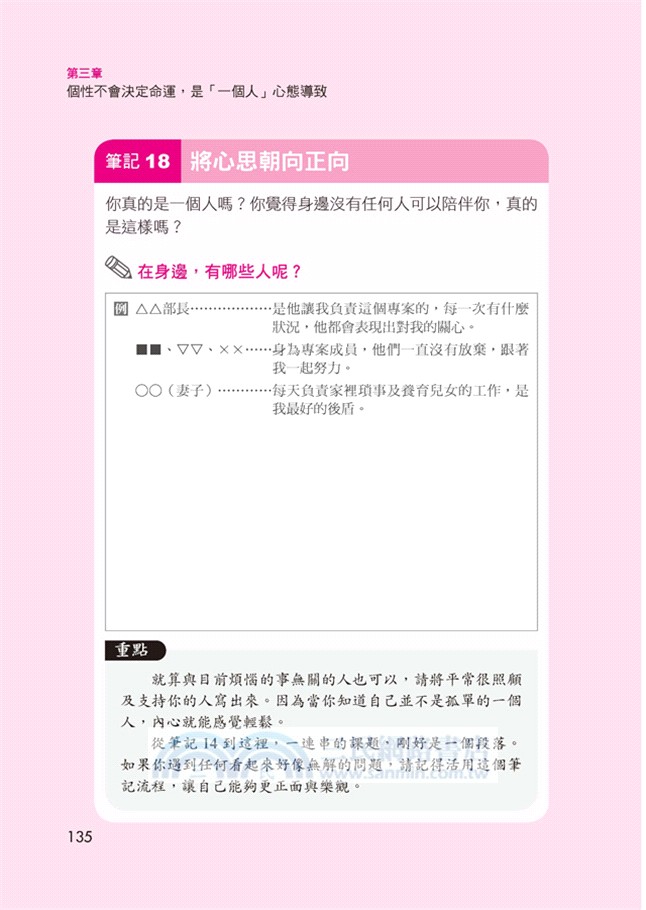 一個人的心情整理簿