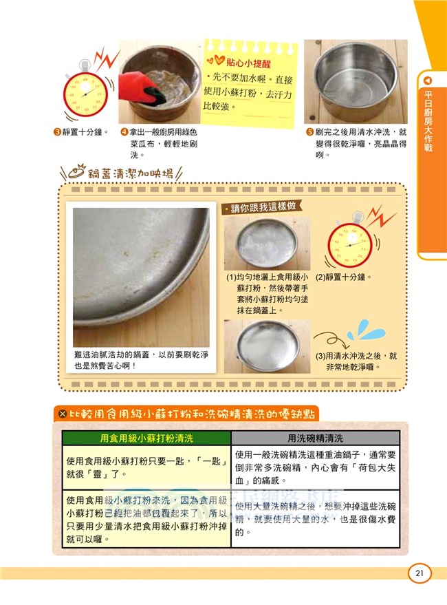 超強圖解！63種小蘇打全能居家清潔術：1000多張步驟圖，打掃清潔不髒手，活學活用，只花5分鐘，清潔、除臭、料理、防蟲害全達標！