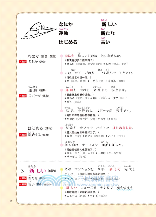 考上日檢N4的單字筆記本