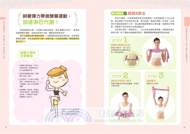 淋巴代謝瘦全身：神奇彈力帶刺激淋巴代謝，淋巴暢通一定瘦！