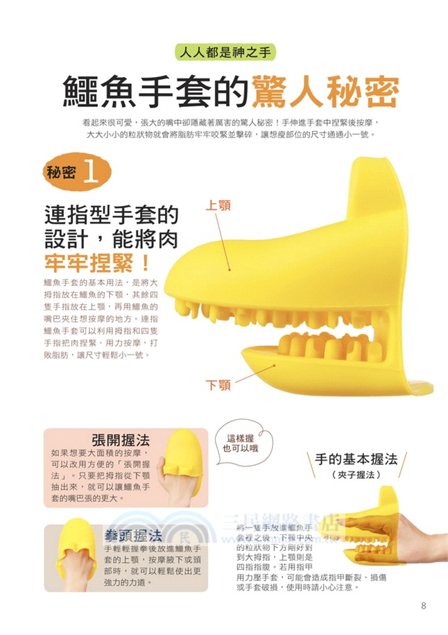 狠瘦！鱷魚手套：日本當紅「肌肉排毒瘦身法」狠狠咬掉體脂肪！