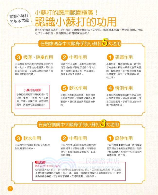 小蘇打居家環保清潔230種妙招