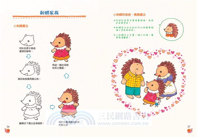 森林家族園遊繪