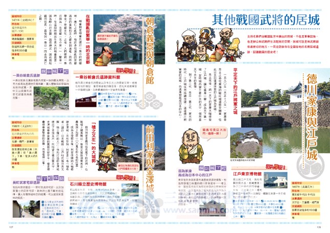 戰國武將巡禮之旅：尋訪與名將有淵源的城、神社、博物館、墓地