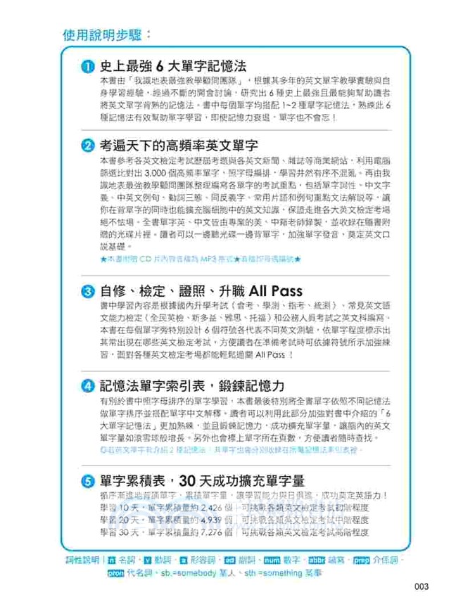 用6大單字記憶法記10萬個英文單字