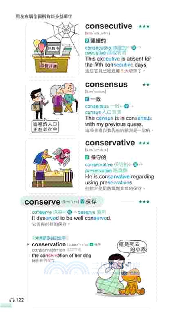 用左右腦全圖解背新多益單字(附1MP3+防水書套)