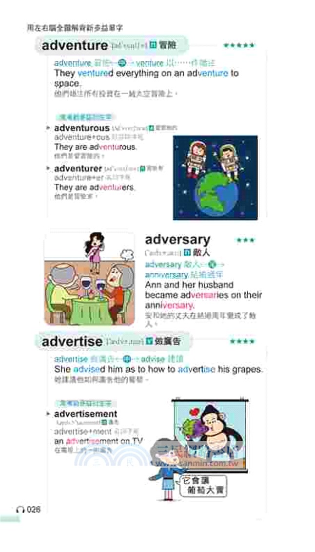 用左右腦全圖解背新多益單字(附1MP3+防水書套)