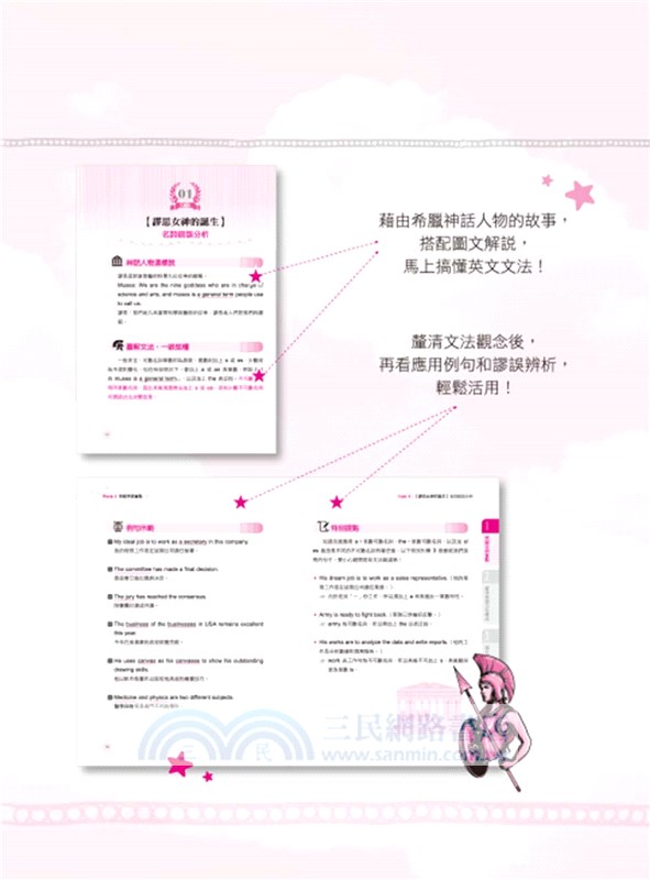圖解式英文中級文法：看希臘神話，4週文法速成