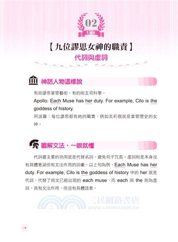 圖解式英文中級文法：看希臘神話，4週文法速成