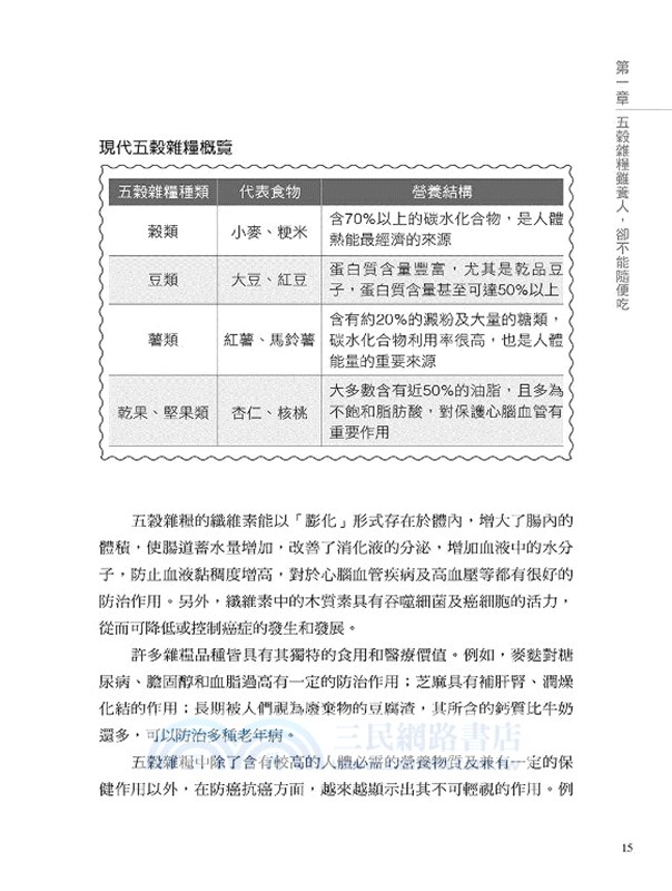 五穀雜糧比藥好