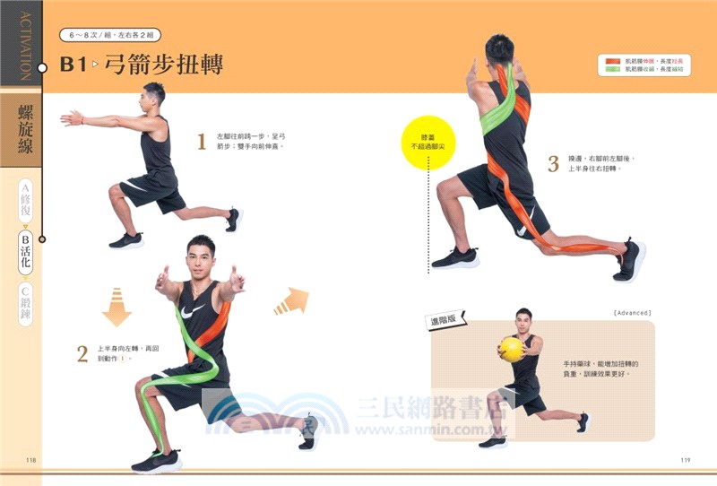 筋膜線身體地圖：修復‧活化‧鍛鍊，3階段提升主宰人體關鍵動作的8條筋膜線，釋放全身疼痛，提升運動表現