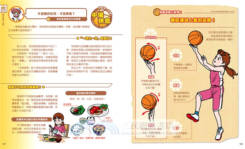 就是愛打籃球！讓你技巧進步的漫畫圖解籃球百科