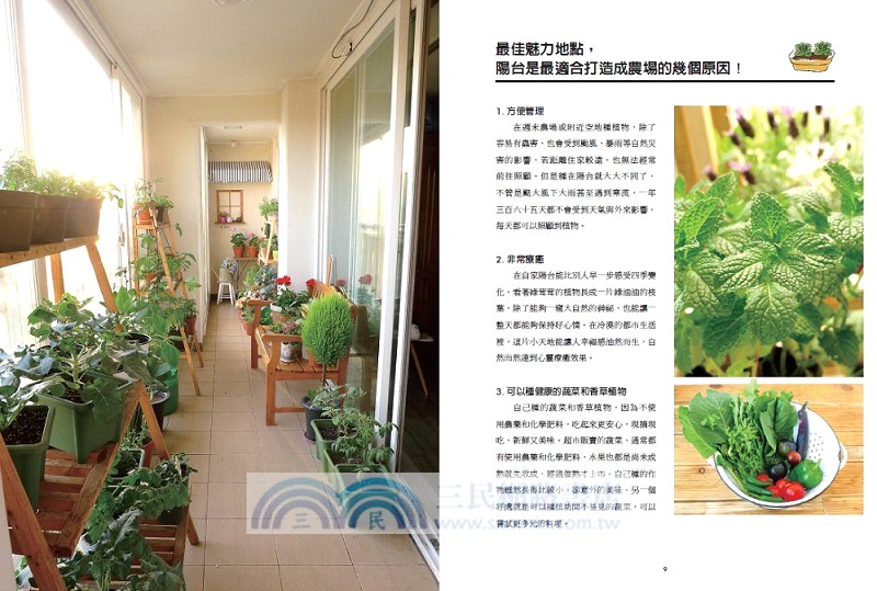 輕鬆打造陽台農場：30種蔬果香草簡單種、安心吃，健康綠活！