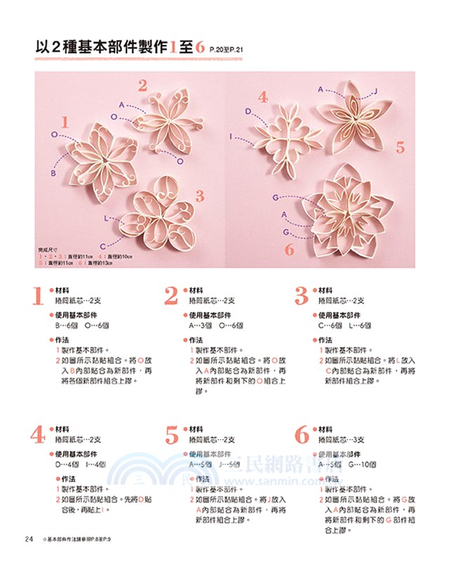 捲筒紙芯變花樣：剪一剪&捏一捏，紙捲花開了！