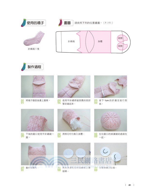 零基礎、全年齡的襪娃娃入門
