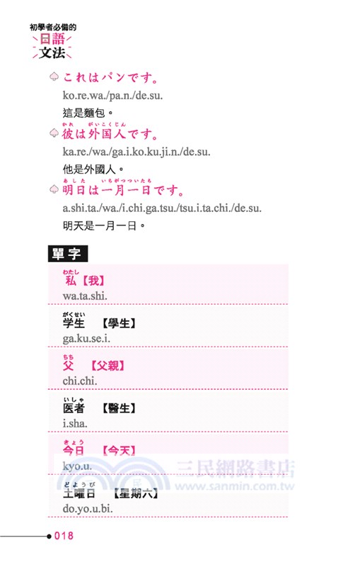 初學者必備的日語文法