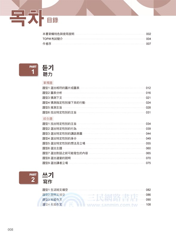 NEWTOPIKII怪物講師教學團隊的新韓檢中高級聽力+寫作+閱讀全攻略